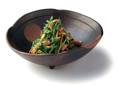 みず菜のサラダ