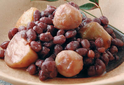 小豆と小芋のいとこ煮