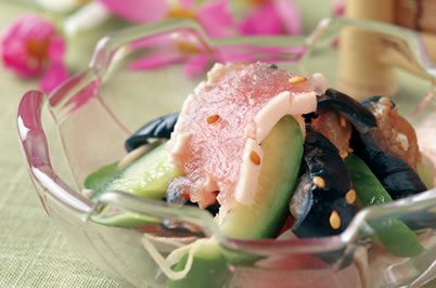 どぼ漬けとマグロのあえもの