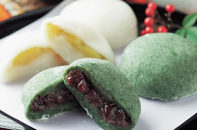 栗もちとよもぎもち