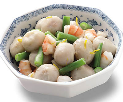 サトイモの柚子みそ煮