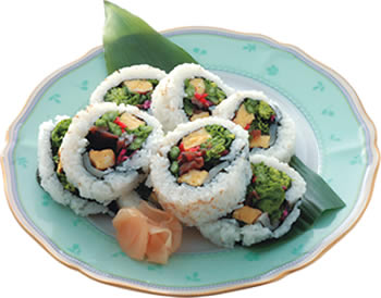 花菜の変わり巻きずし