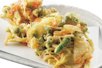 紫ずきんのかき揚げ