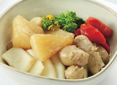 聖護院だいこんといかの含め煮