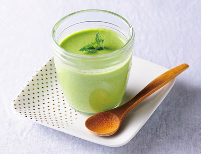 京みず菜のパンナコッタ