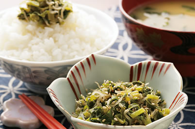 大根葉の常備菜