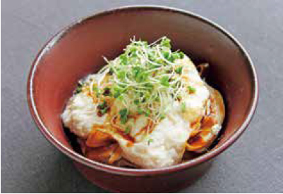 鶏むね肉の梅とろろ焼き