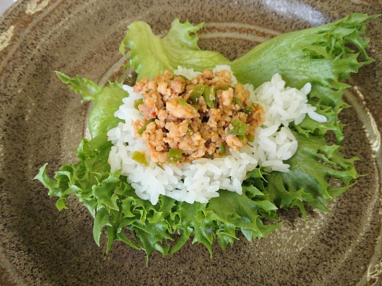 万願寺　肉味噌包み