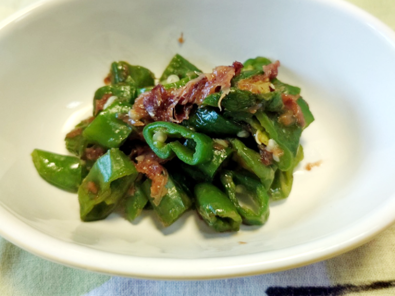 さっぱり梅肉万願寺甘とう