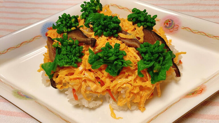 春のお祝い寿司