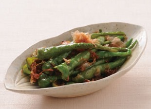 焼き伏見とうがらしのかつおがけ