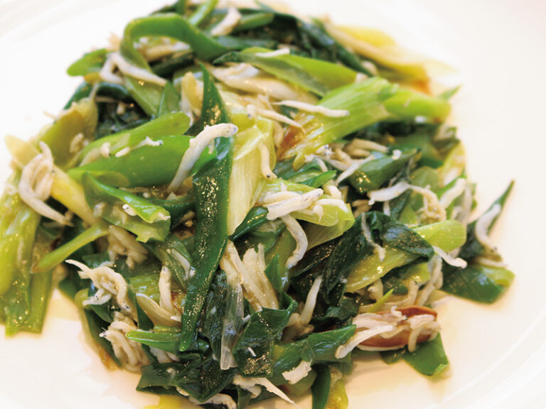 優秀賞　九条ねぎと釜揚げしらすのナムル