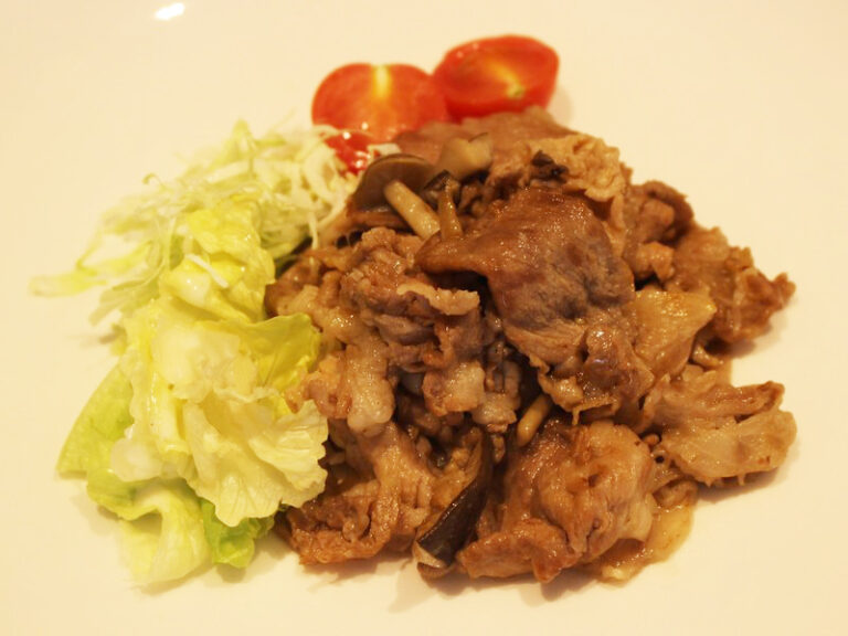 ＪＡ京都府女性協会長特別賞　薄切り肉でポークソテー