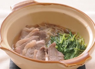 京壬生菜の鴨鍋