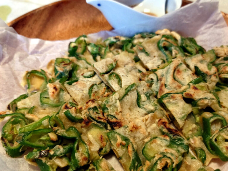 万願寺甘とう　チヂミ